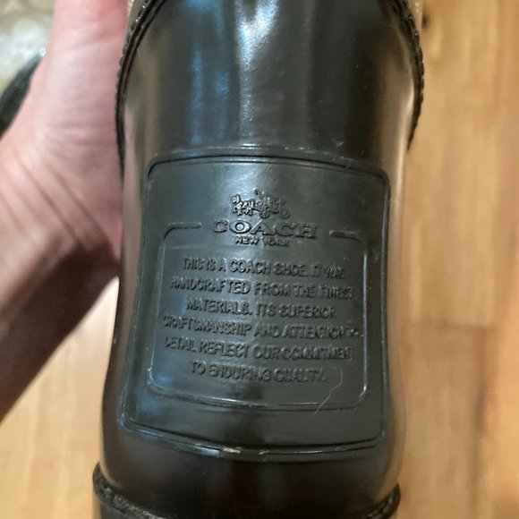 Coach Khaki /Chestnut Tristee Rainboots - EUC - Picture 15 of 15